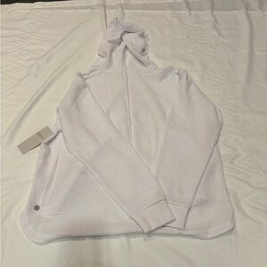 Zella White Mesh Hoodie